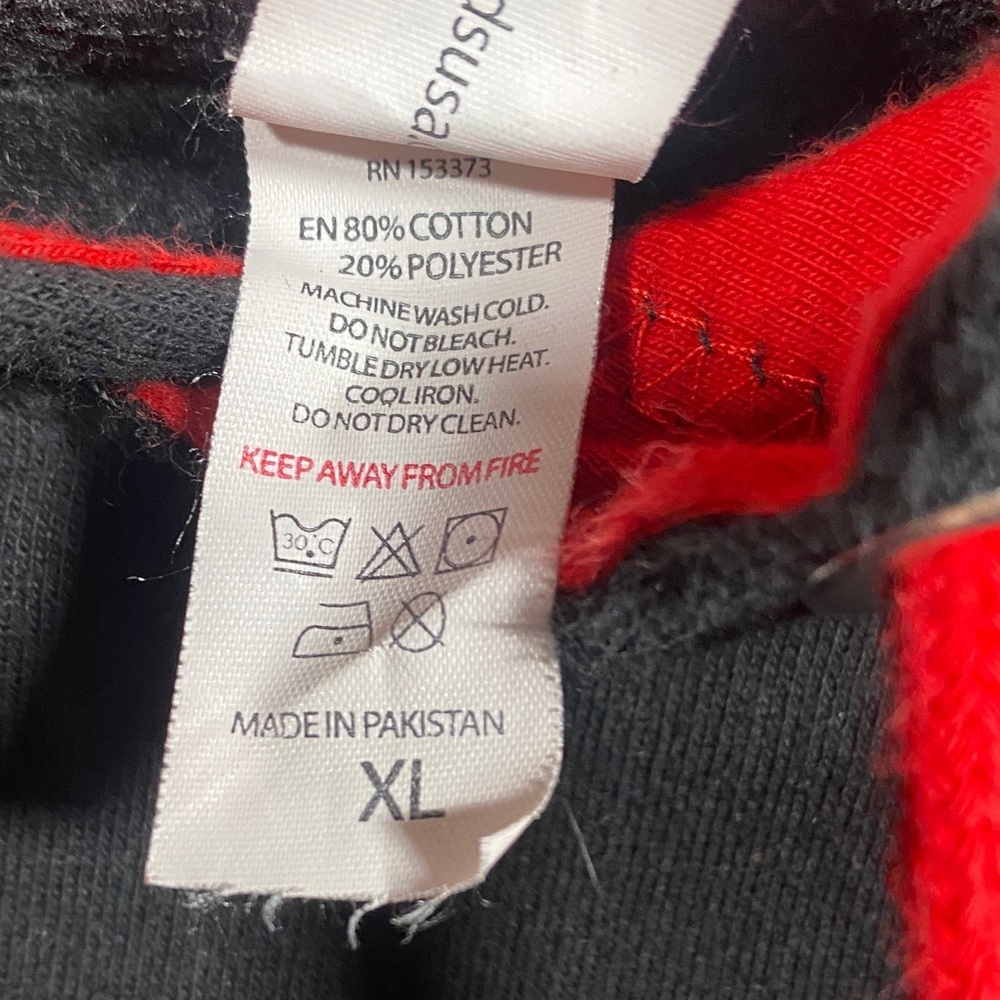 Just Hoods XL Black Graphic Hoodie Delivering Good Times Pullover Sweatshirt - Picture 3 of 15